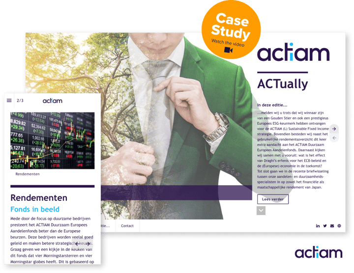 Actiam Customer Story Foleon